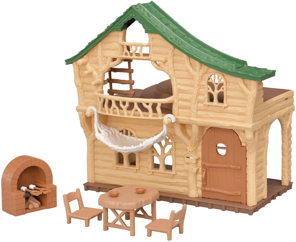 Sylvanian Families Hütte mit Möbeln Figuren-Zubehör