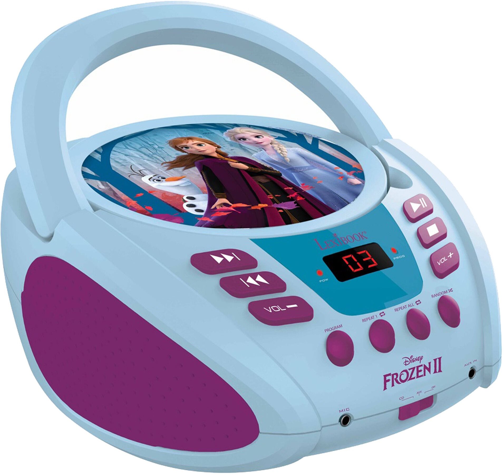 Lexibook Frozen Tragbarer CD-Player Musikspielzeug