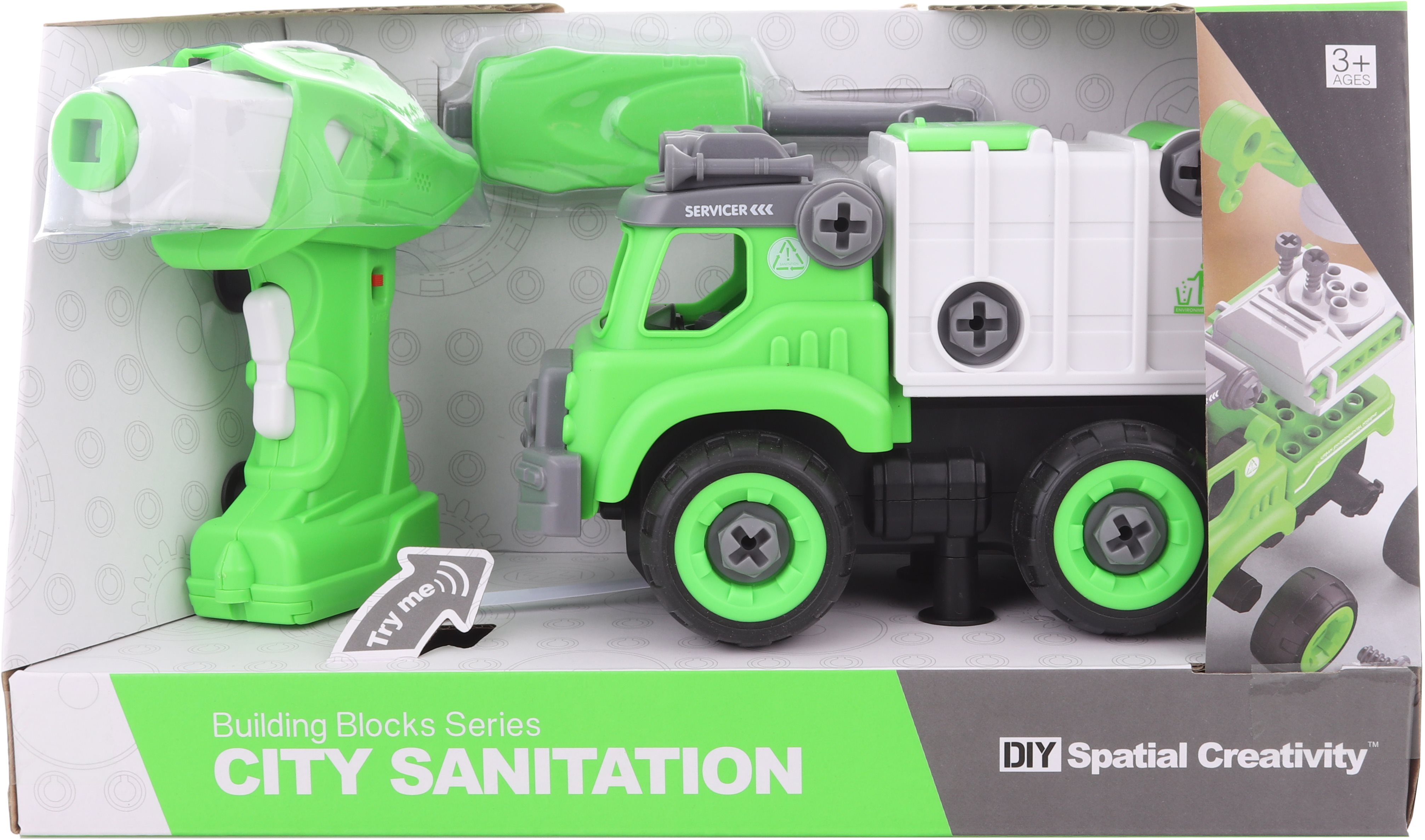 Screw-in Garbage Can for Remote Control Toy Car