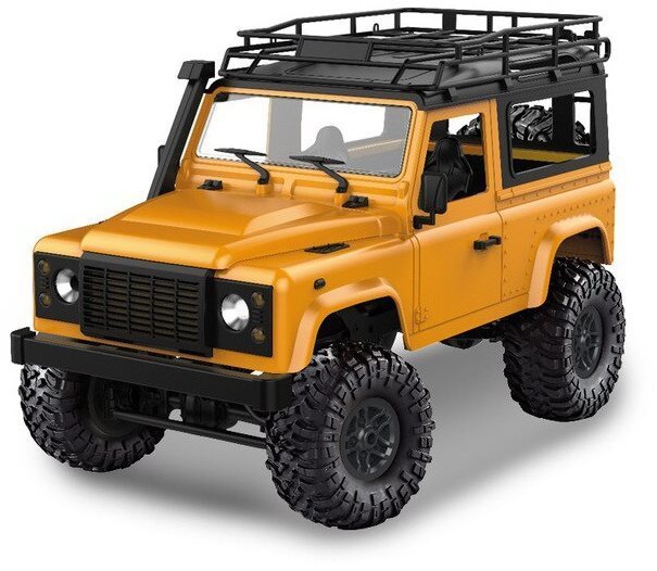 D90 Rock Crawler Defender 1:12 žlté RC auto