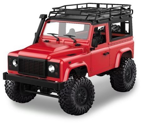 D90 Rock Crawler Defender 1:12 červené RC auto