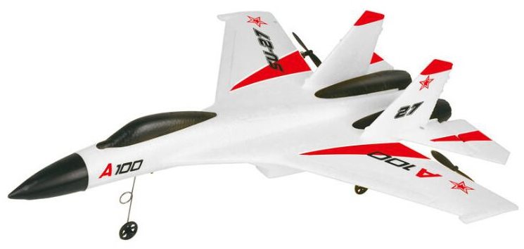 SU-27 RC lietadlo s 3D stabilizáciou a ovládanou výškovkou RC...