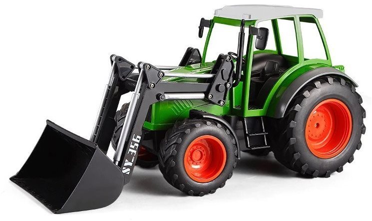 Farm Traktor 1:16 s funkčnou lyžicou RC traktor na ovládanie