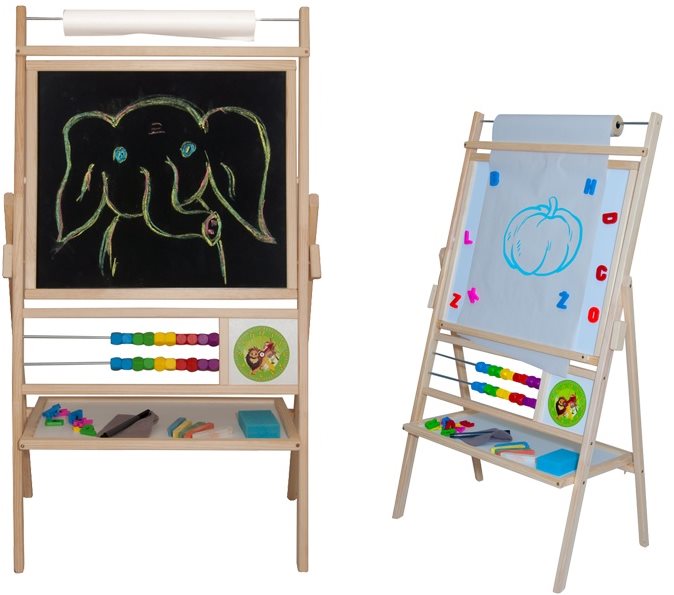 Aga4Kids Detská tabuľa Big natural TPN Magnetická tabuľa