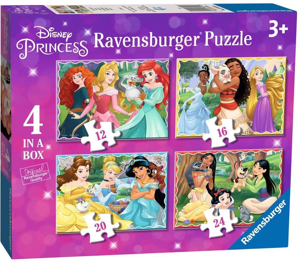 Ravensburger 030798 Disney Magic Princess 4 in 1 Jigsaw