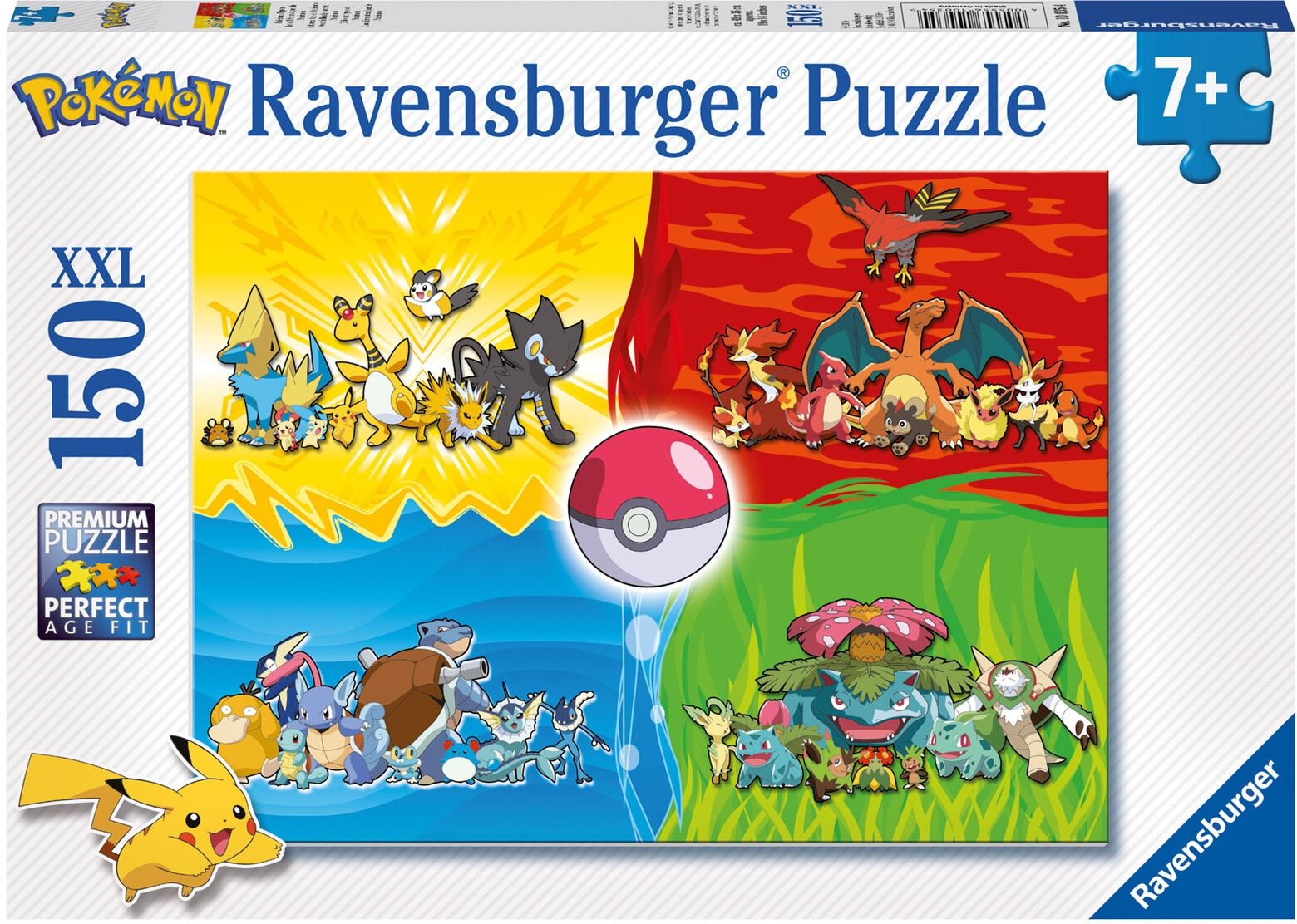 Ravensburger 100354 Types de Pokémon 150 pieces Puzzle