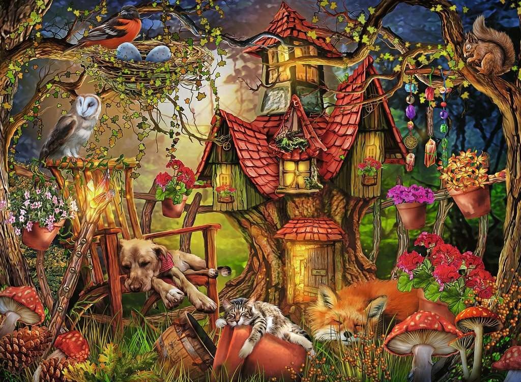 Ravensburger 129515 Forest House 200 pieces Jigsaw