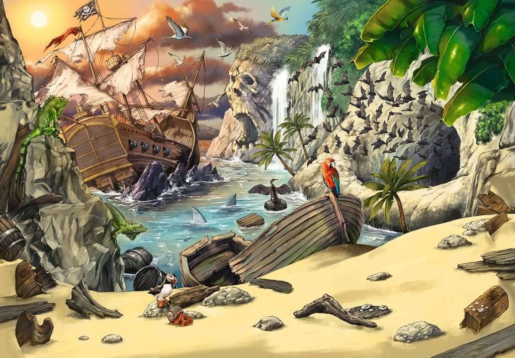 Ravensburger 129546 Exit KIDS: Pirates 368 pieces Jigsaw