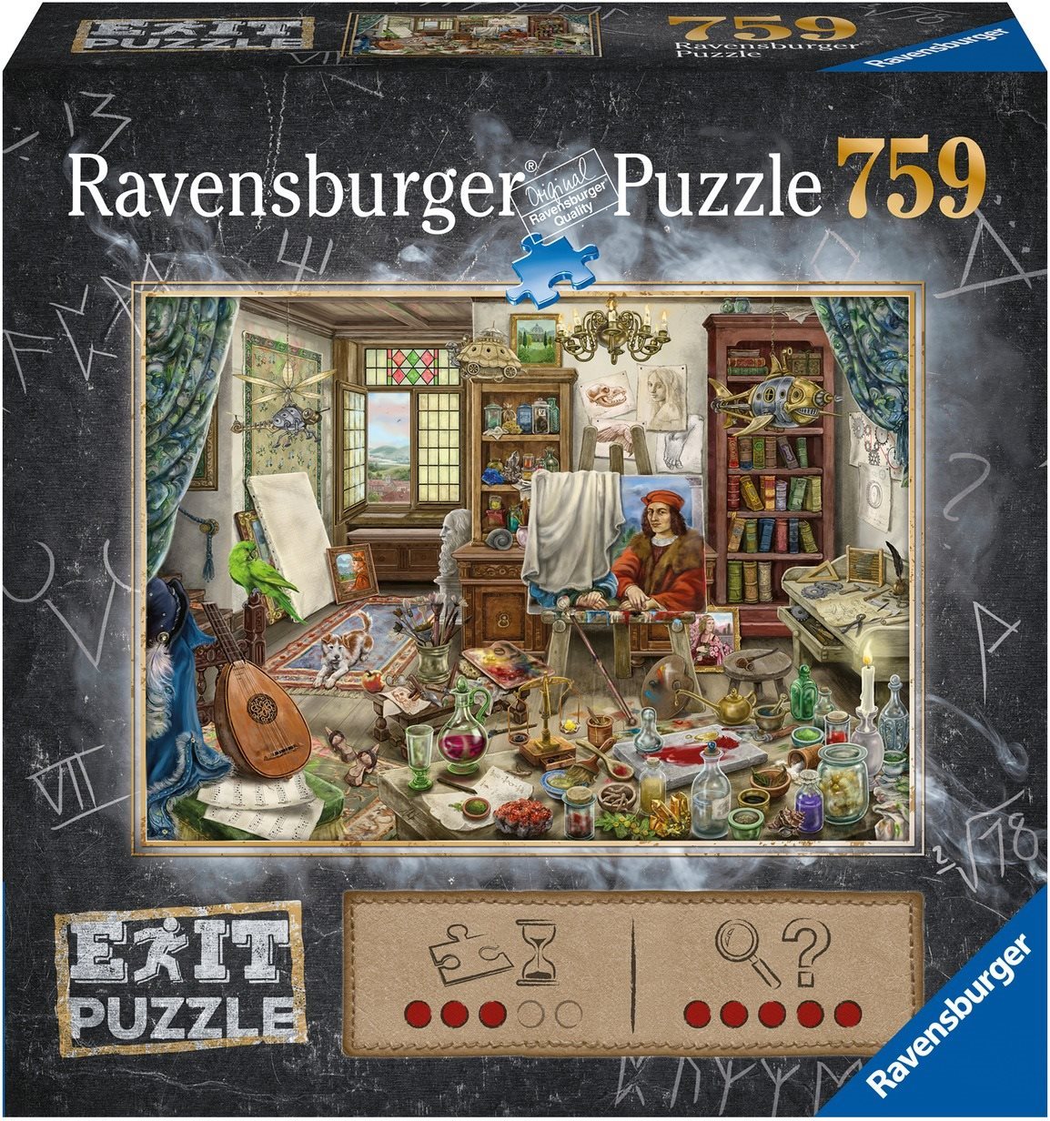 Ravensburger 167821 Exit Puzzle - Artist's Studio, 759pcs Jigsaw