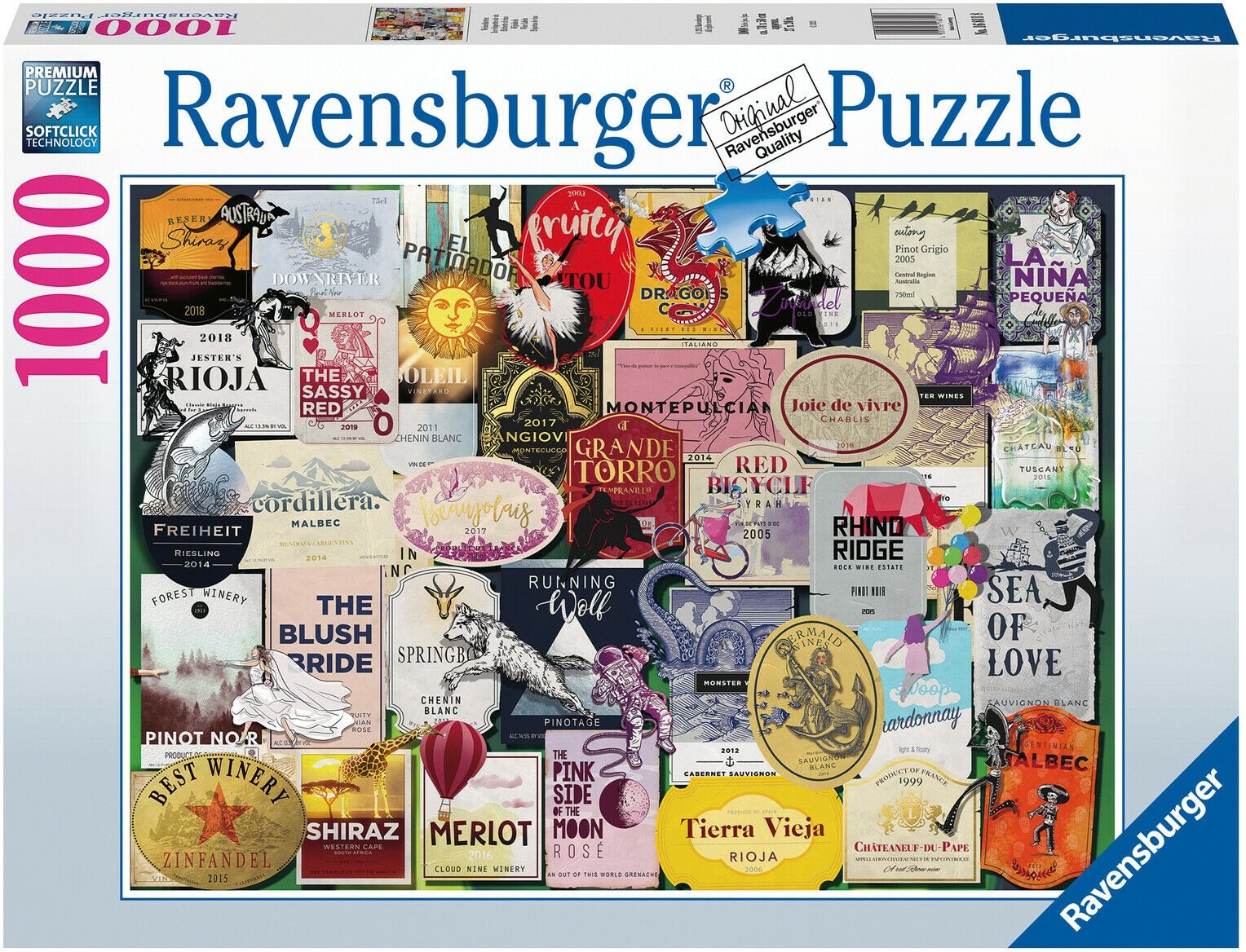 Ravensburger 168118 Collection of wine vignettes 1000 pieces Jigsaw