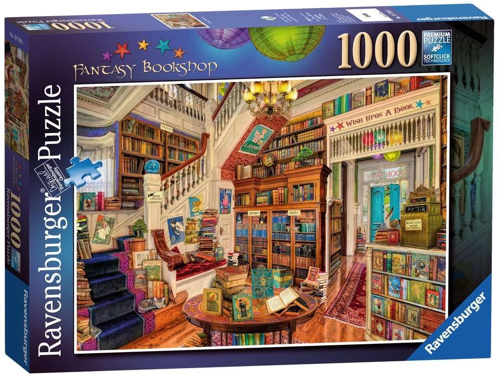Ravensburger 197996 Fantasy bookstore 1000 pieces Jigsaw