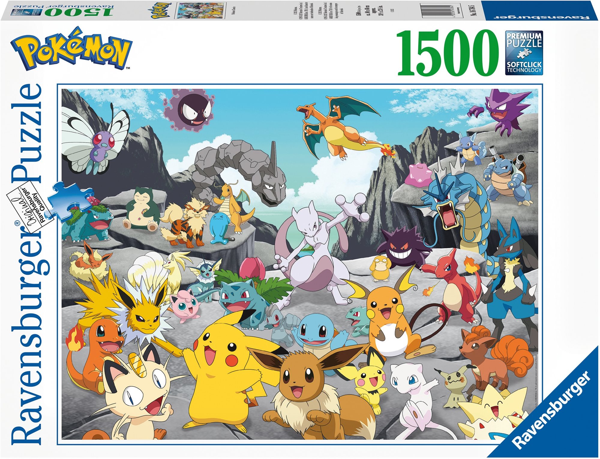 Ravensburger 167845 Pokémon 1500 pieces Jigsaw