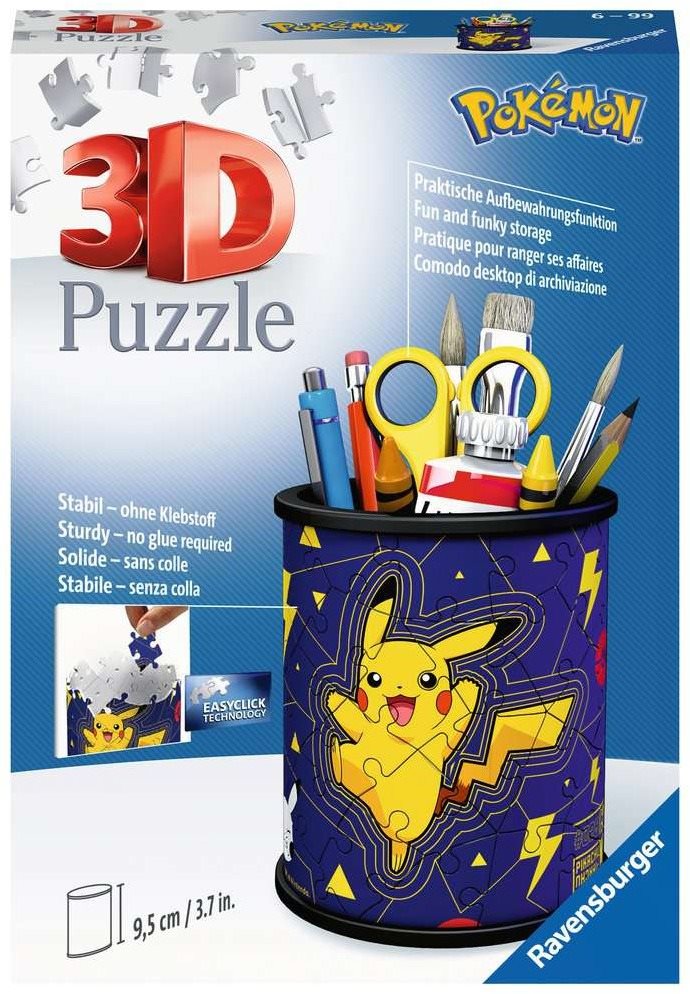 Ravensburger 3D 112579 Pencil stand Pokémon 54 pieces Jigsaw