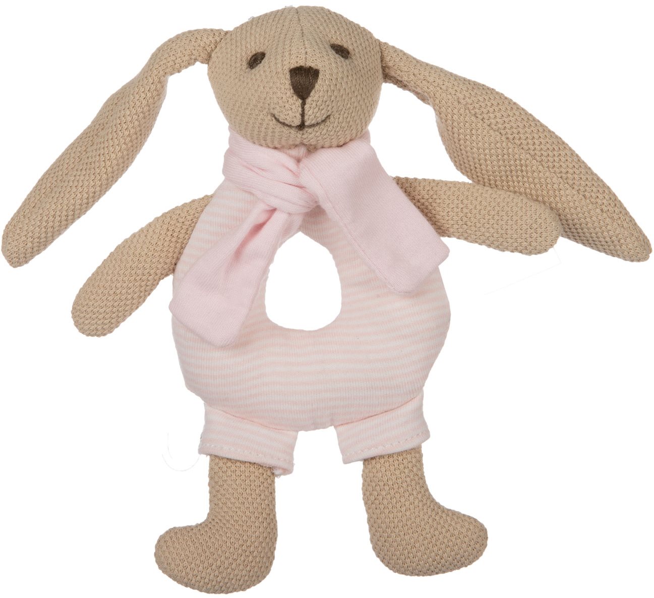 Canpol babies Zajačik Bunny s hrkálkou ružový Plyšová hračka