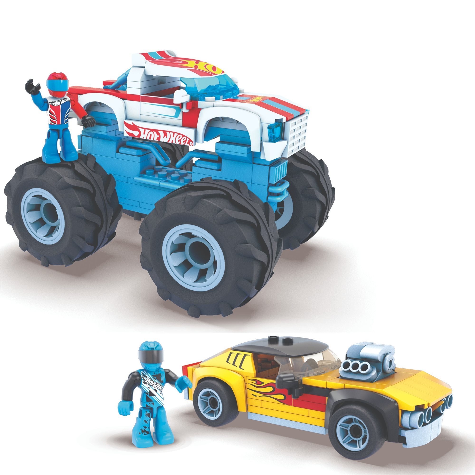 Mega Construx Hot Wheels Rodger Dodger with Racing Building Set