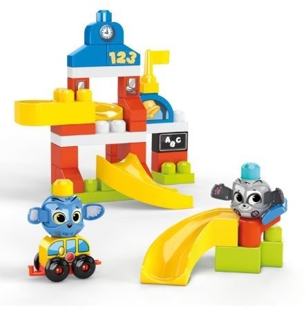 Mega Bloks Peek And Bloks School Building Set