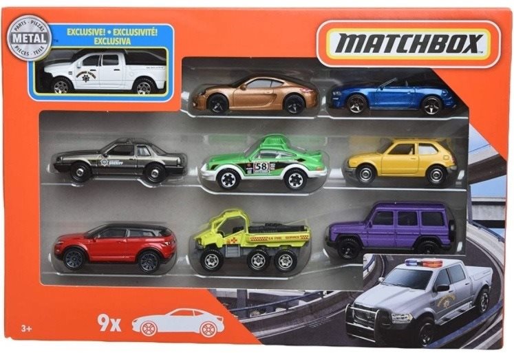 Matchbox Auto Set - 9 Stück Auto