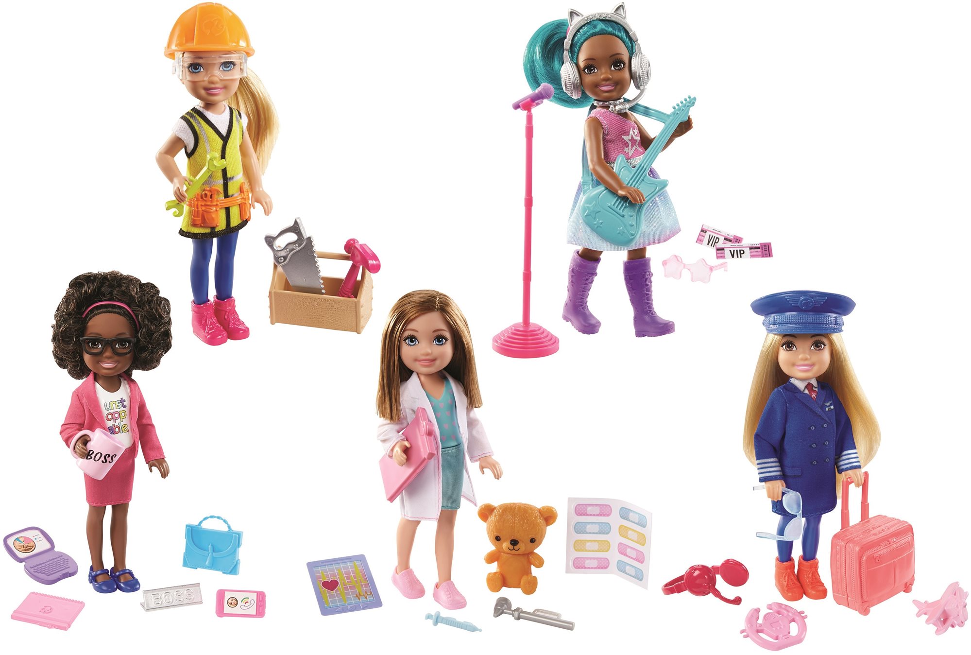 Barbie Chelsea Profession Dolls