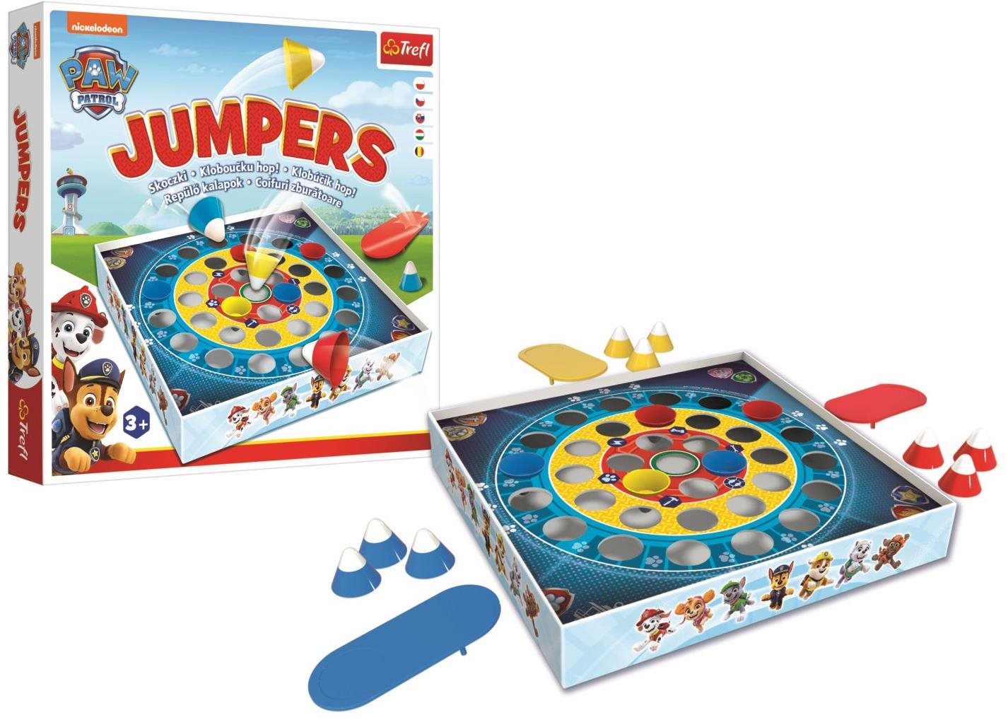 Trefl Jumpers - Mancs őrjárat, Repülő kalapok Társasjáték
