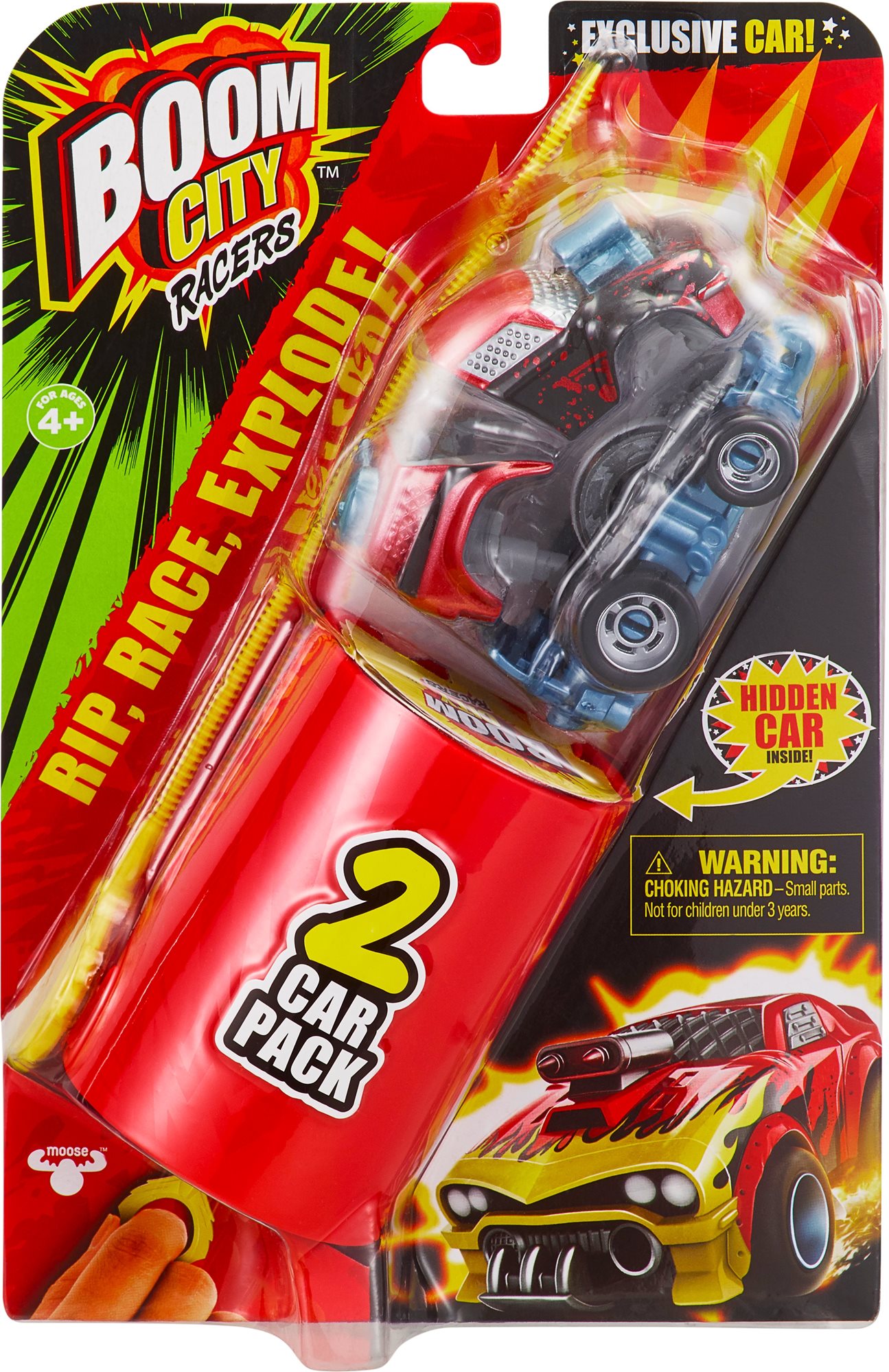 Boom City Racers - Boom yah! X double pack, series 1 Toy Car