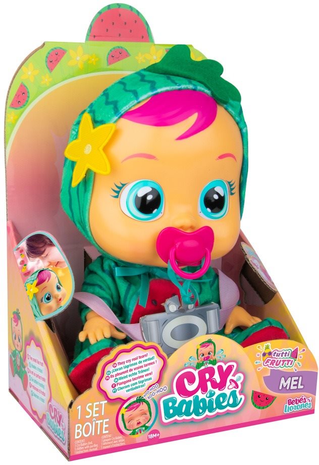 Cry Babies Interactive doll Tutti Frutti - Mel Doll