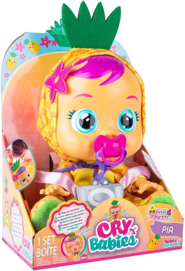 Cry Babies Interactive doll Tutti Frutti - Pia Doll