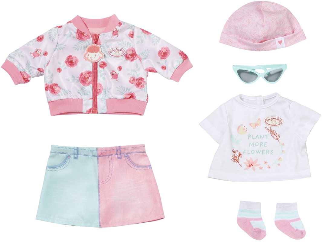 Baby Annabell Deluxe Frühlings-Set - 43 cm Puppenkleidung