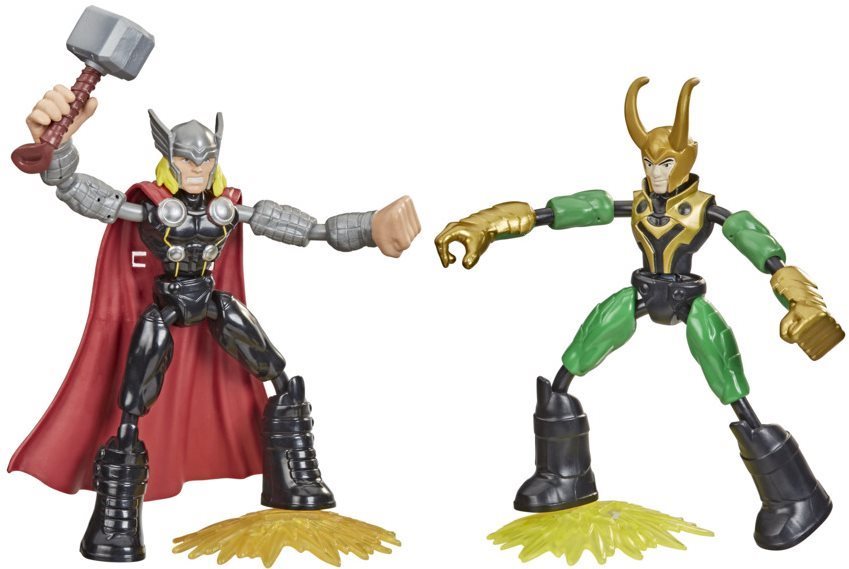 Avengers Bend and Flex Thor VS Loki Figures