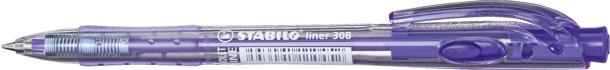 STABILO liner 308 fialové, 1 ks Guľôčkové pero