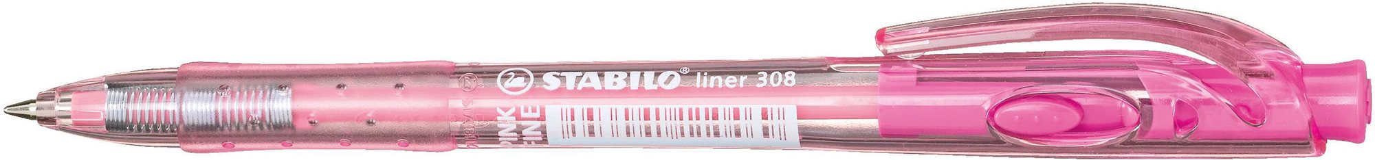STABILO liner 308 ružové, 1 ks Guľôčkové pero