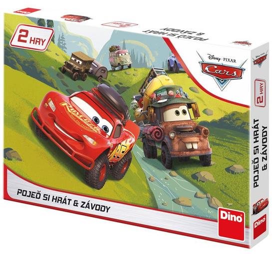 Dino cars: Poď sa hrať & Preteky – detská hra Stolová hra