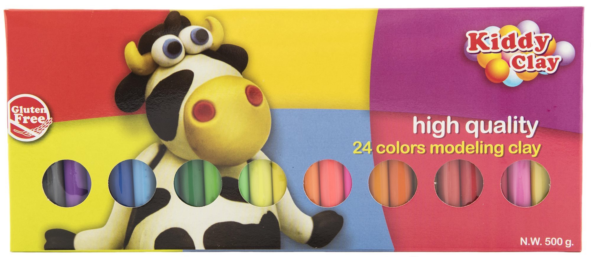 Kuscheltiere Modellieren/Plastik NARA 500g 24 Stück Knete