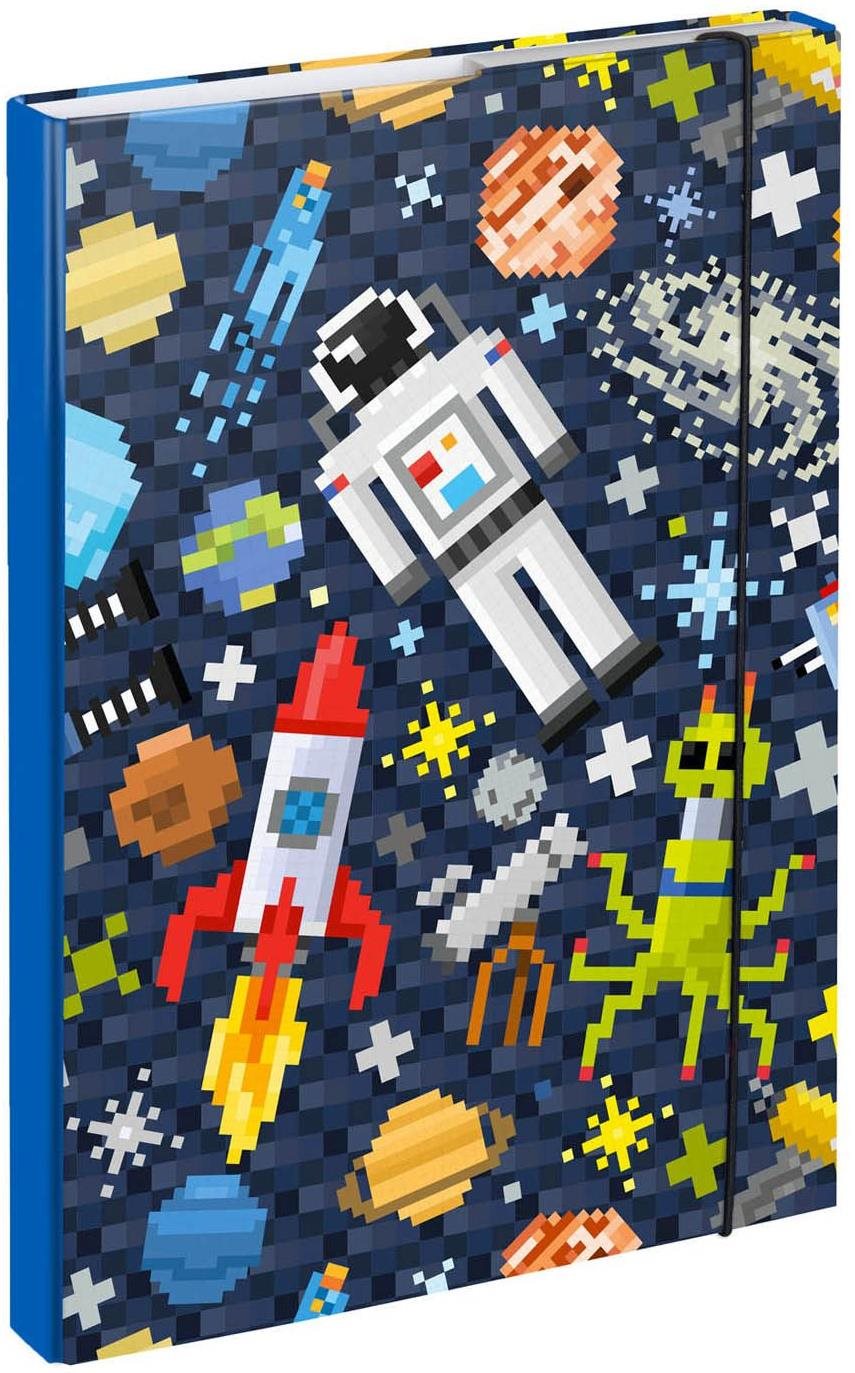 BAAGL Dosky na školské zošity A4 Space Game Školské dosky