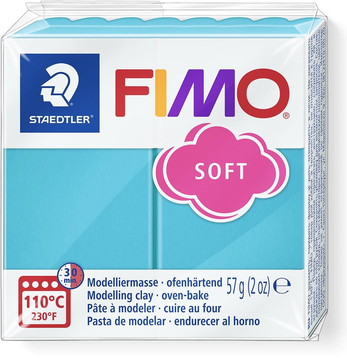 FIMO soft 8020 56g türkisfarben Knete