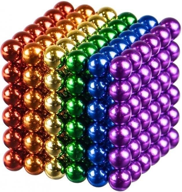 Berger NeoCube 6 farieb magnetické guľôčky 5 mm 216 ks Hlavolam