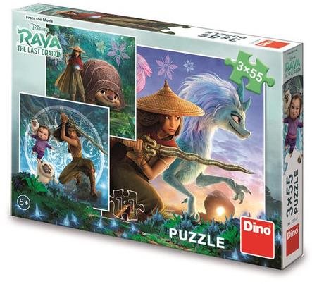 Puzzle Raya et ses amis 3x55 Puzzle