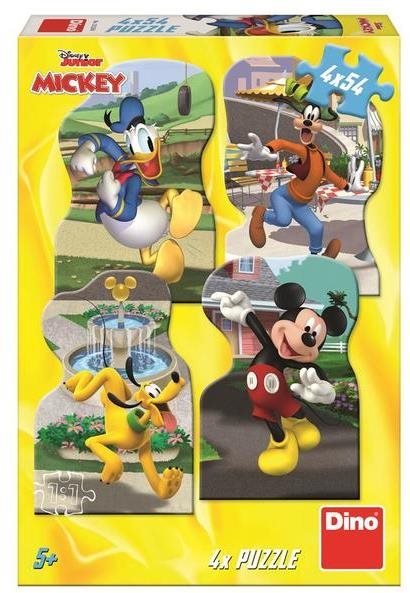 Mickey dans la ville Casse-tete 4x54 Puzzle