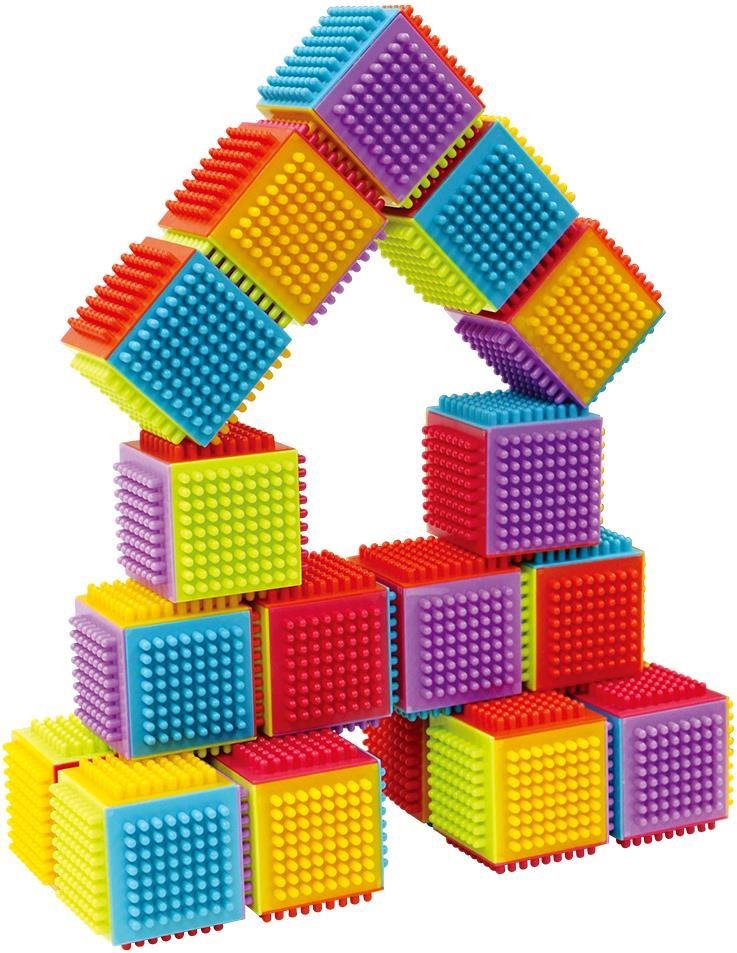 Teddies Stavebnice kocky 20 ks Kocky pre deti