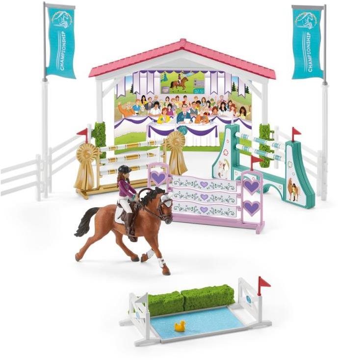 Schleich-42440- Tournoi équestre entre amis Accessoires figurines