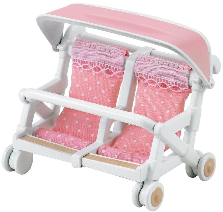 Sylvanian families Kinderwagen für Zwillinge Figuren-Zubehör