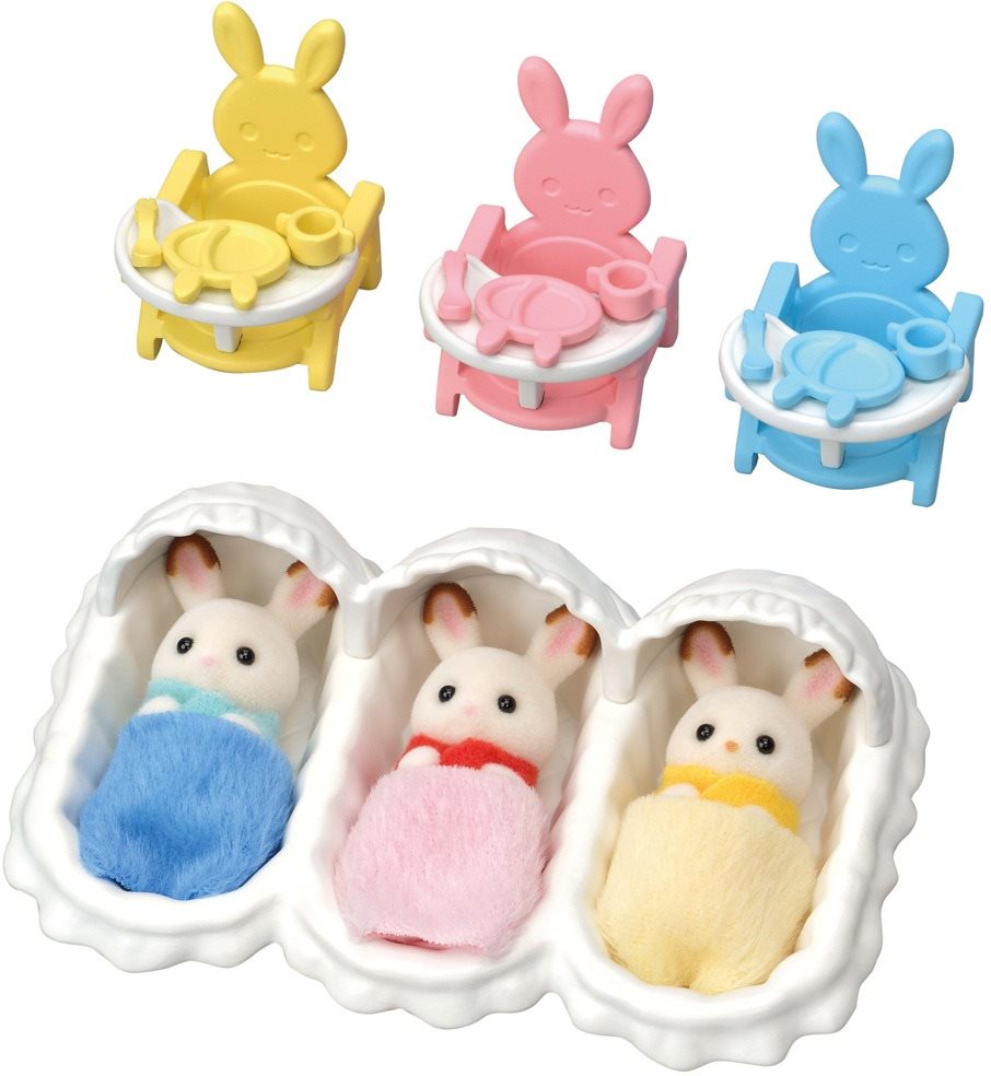 Sylvanian families Súprava starostlivosti o trojčatá Doplnky k...
