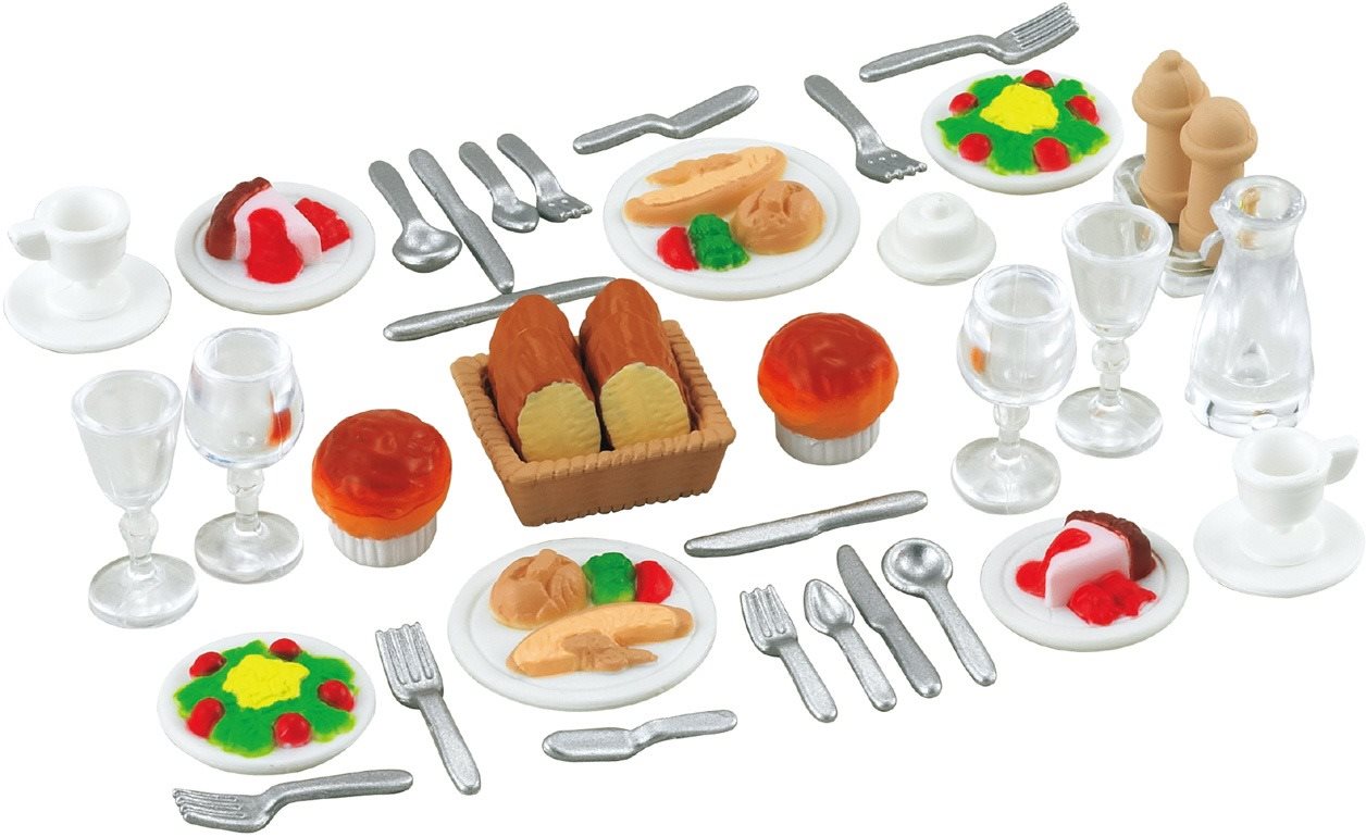 Sylvanian families Dîner pour deux Accessoires figurines