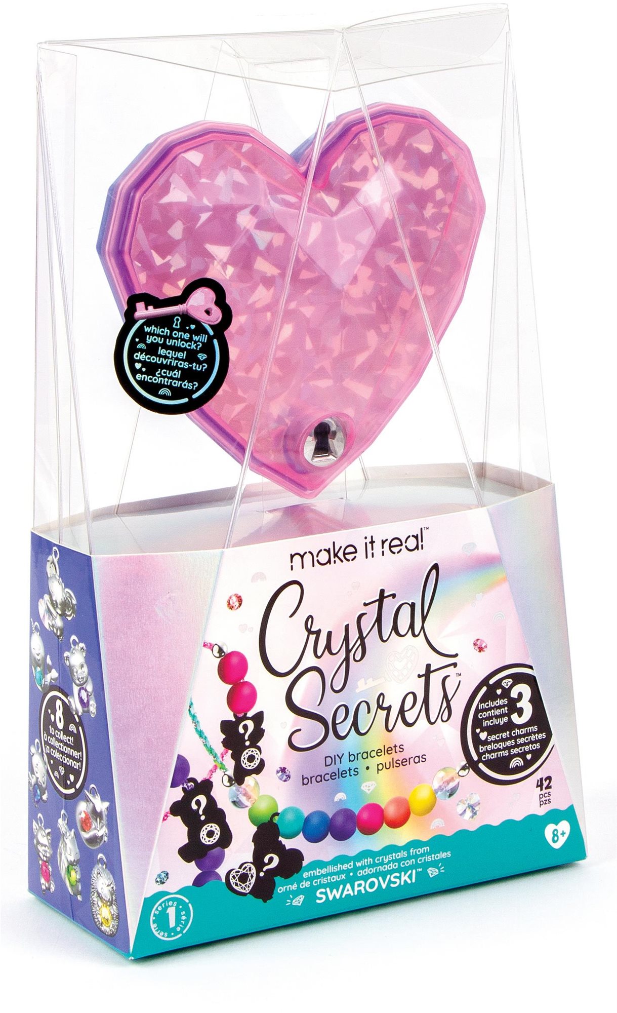 Make It Real Náramky s príveskami SWAROVSKI Sada na výrobu šperkov