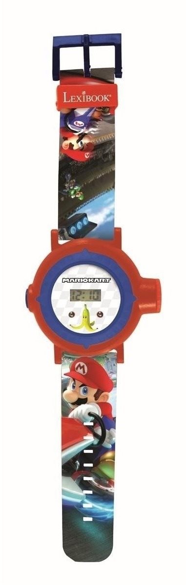 Lexibook Mario Kart Digitálne projekčné hodinky s 20 obrázkami na...