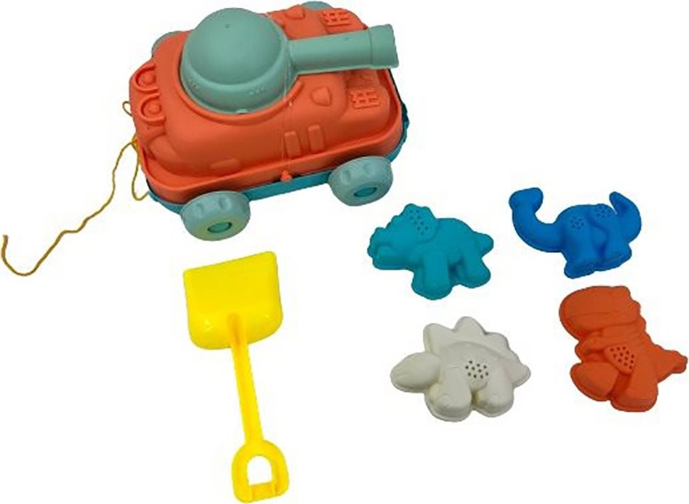 Panzerset für den Sandkasten - 9-teilig Sandspielzeug-Set