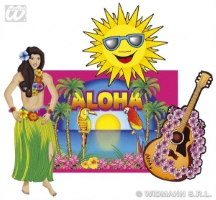 Dekorácia súprava havajská – Hawaii 4 ks Párty doplnky