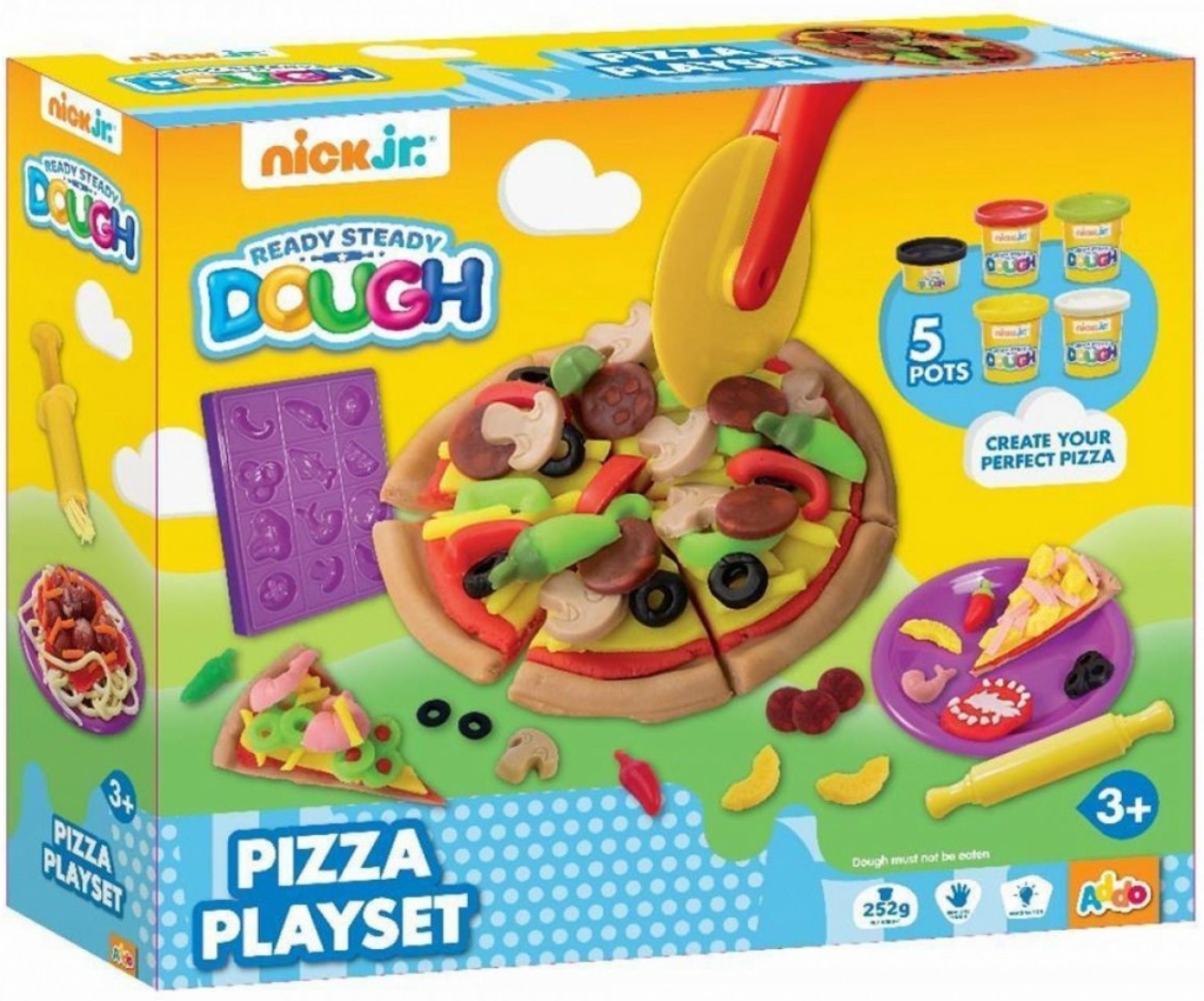 Addo Modelina Pizza Play Set Modelling Clay