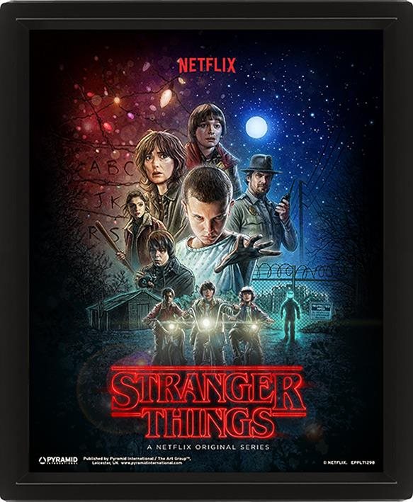 3D obraz Stranger Things logo Obraz