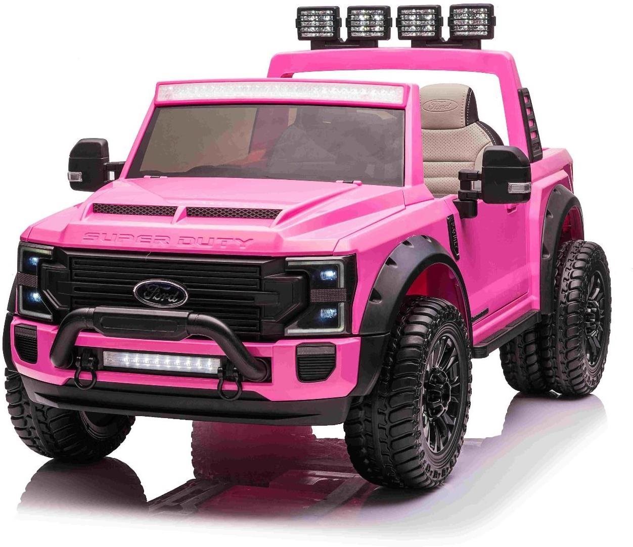 Ford Super Duty 24V - rózsaszín Elektromos autó gyerekeknek