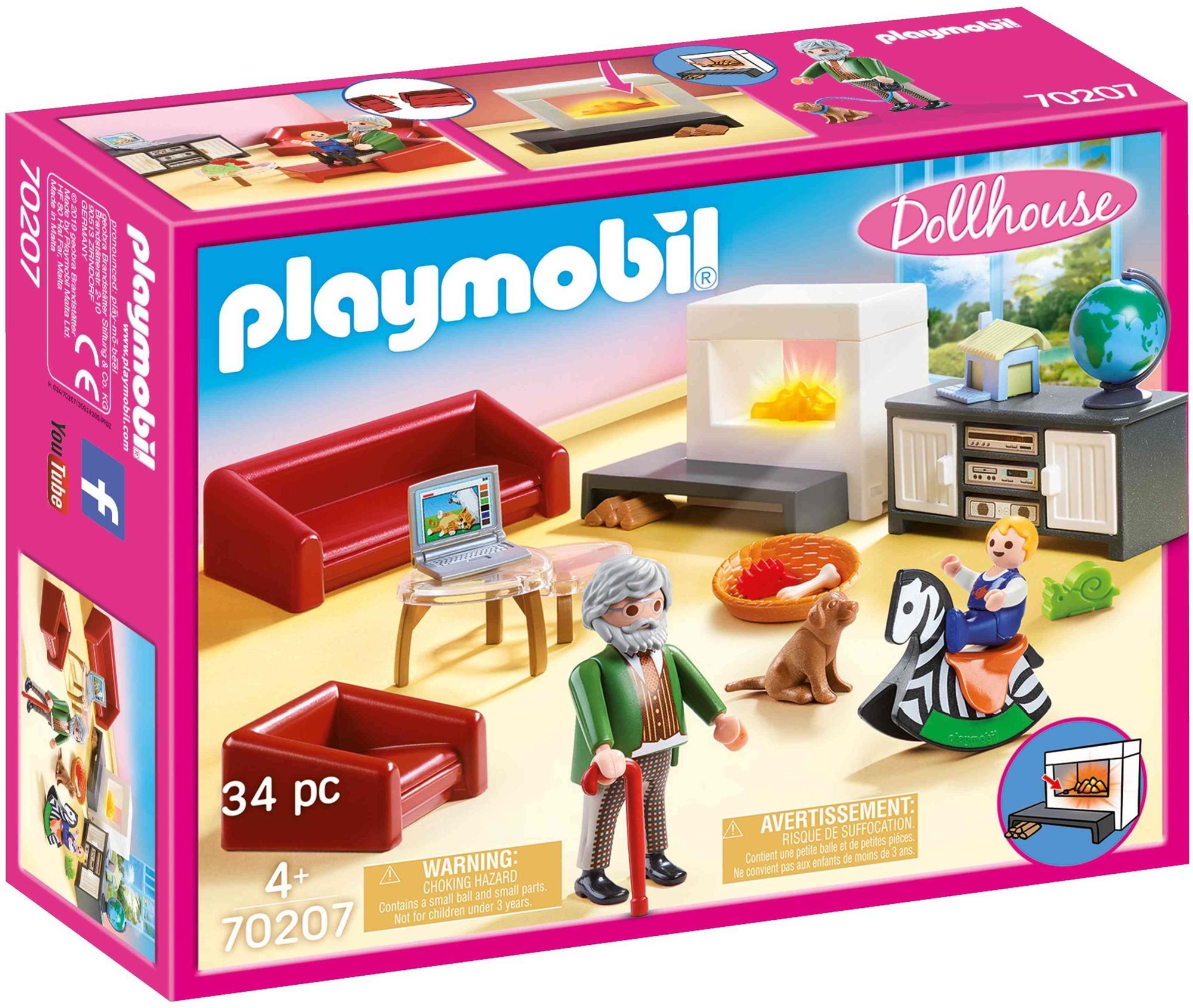 Playmobil 70207 Kényelmes nappali Építőjáték
